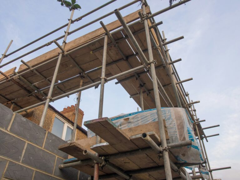 Tips om een steiger stabiel te houden